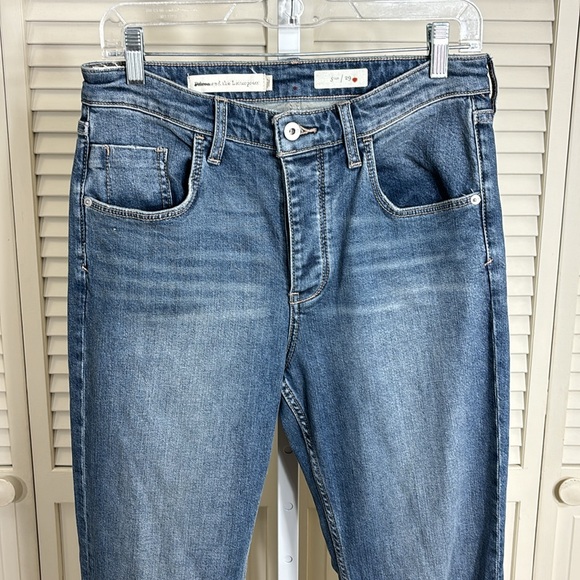Pilcro and the Letterpress Wide Leg Crop High Waisted Denim Jeans Size 29 - Picture 4 of 13